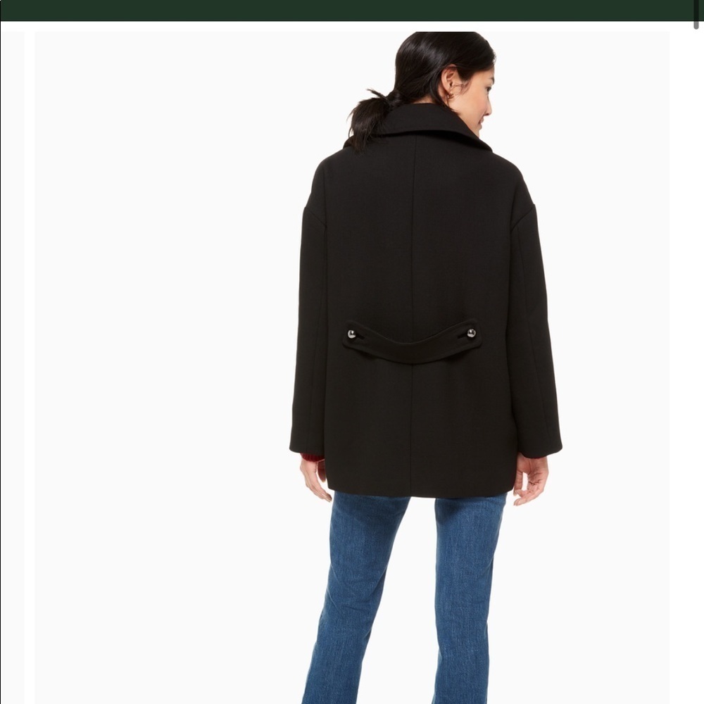 Kate Spade Brooke Street modern peacoat - Picture 2 of 7